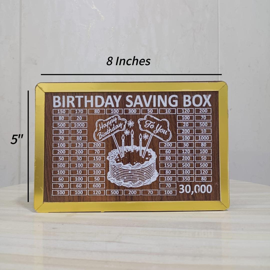 Birthday Savings Box for Kids | Saving Capacity 30,000 | 30 Thousand Saving Box