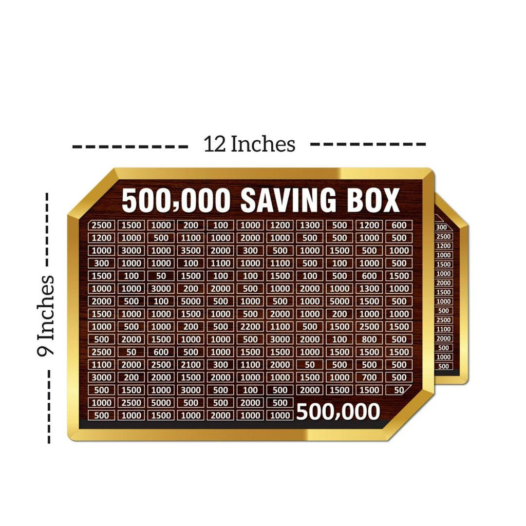 5 Lakh Money Saving Box | Wooden Saving Box for Money | Save Money Box | Money Saver Box | Money Bank