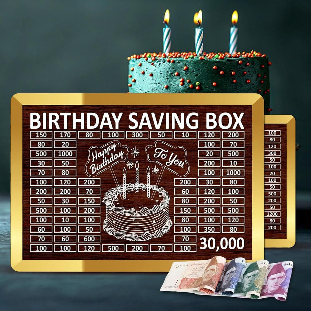 Birthday Savings Box for Kids | Saving Capacity 30,000 | 30 Thousand Saving Box