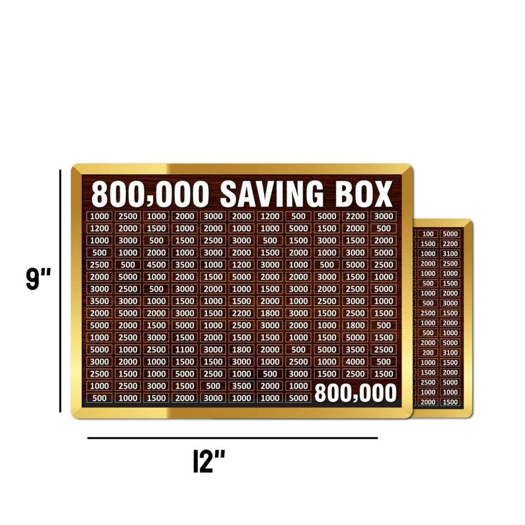 8 Lakh Capacity Money Saving Box | Wooden Saving Box 800,000