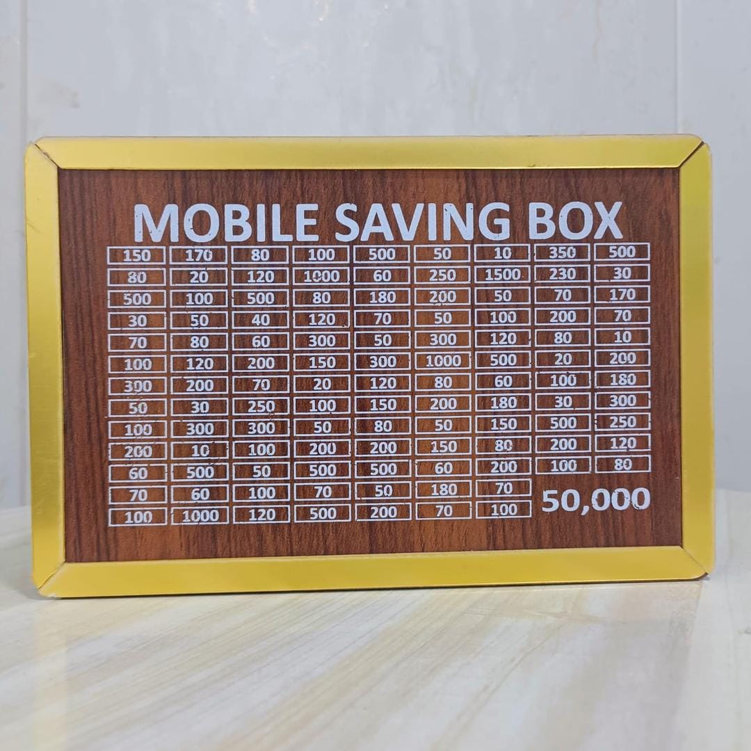 50k Money Saving Box | Mobile Saving Box | Students Money Saving Box
