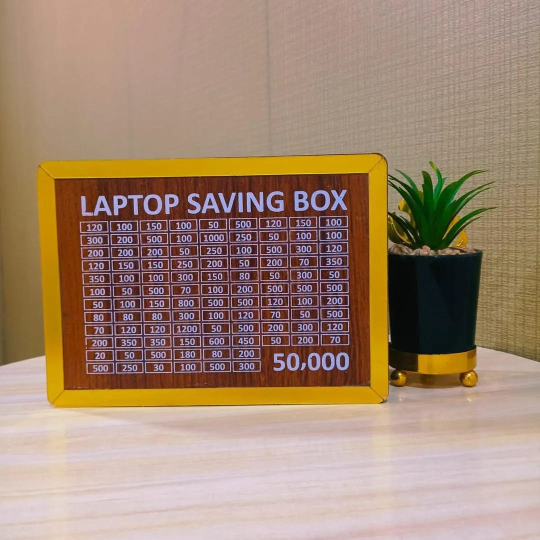 50000 Capacity Saving Box | Students Money Saving Box | Laptop Saving Box