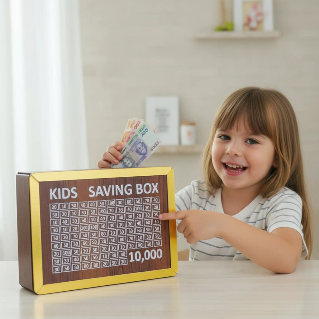 Buy kids Saving Box | 10000 Saving Box | MDF Saving Box | Wooden Saving Box