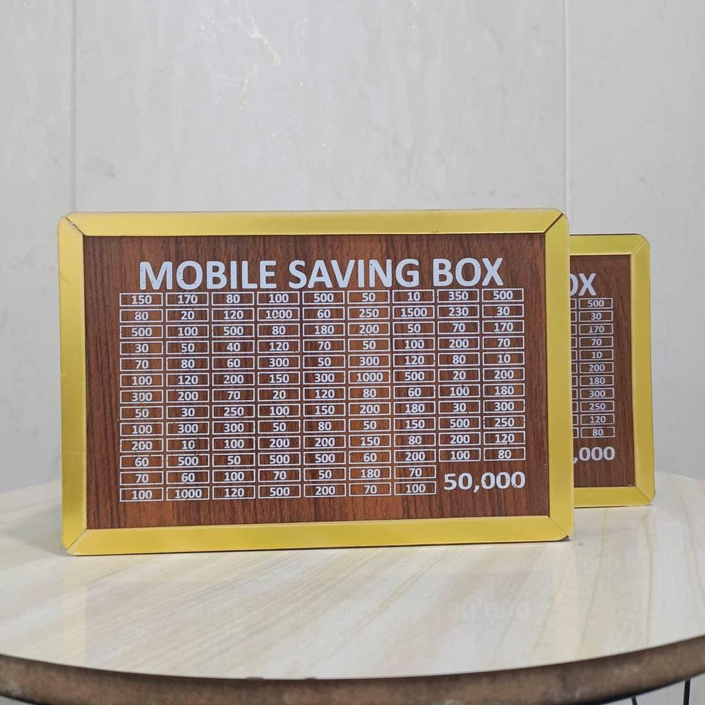 Mobile saving box