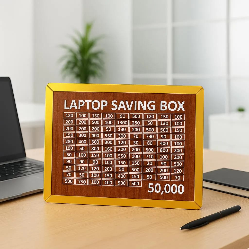 50000 Capacity Saving Box | Students Money Saving Box | Laptop Saving Box
