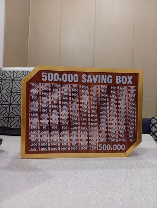 5 Lakh Money Saving Box | Wooden Saving Box for Money | Save Money Box | Money Saver Box | Money Bank