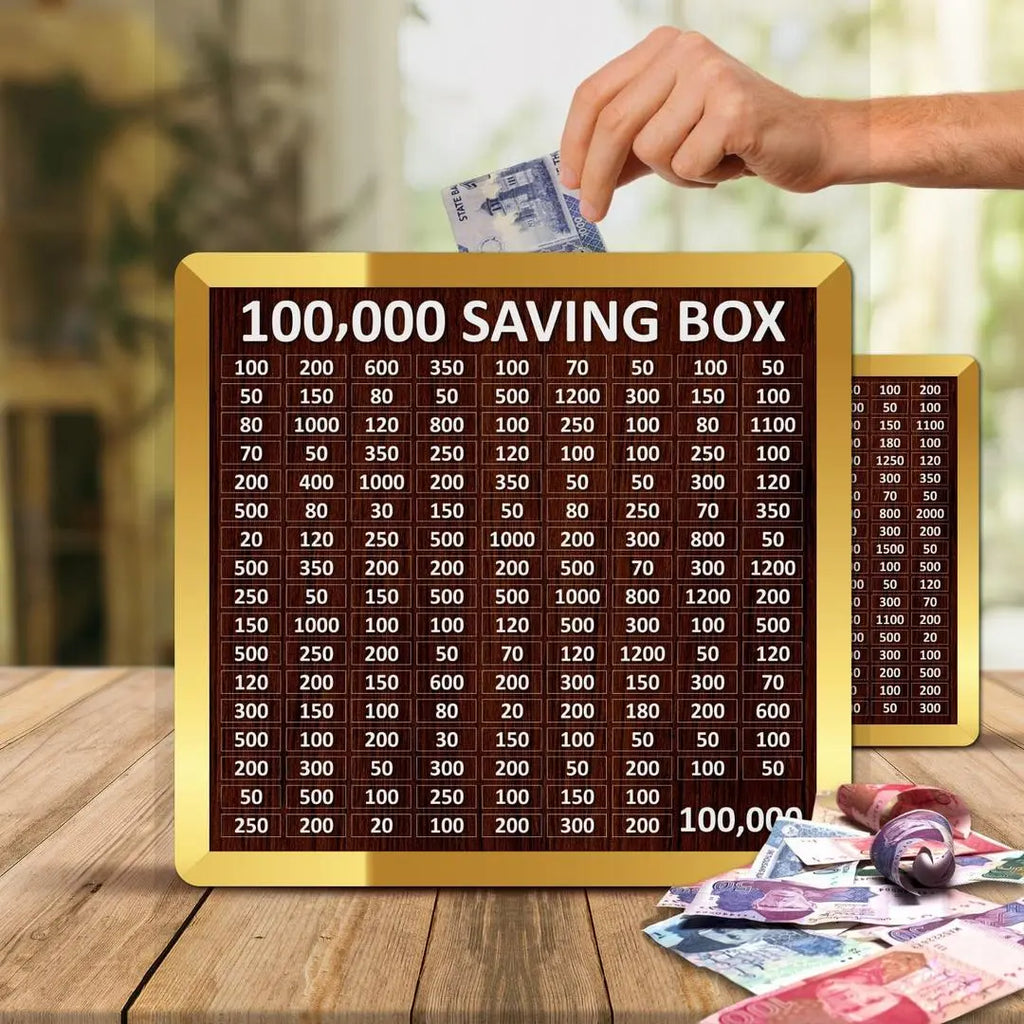 1 lakh Capacity Money Saving Box for 100,000 PKR | Wooden Money Saving Box