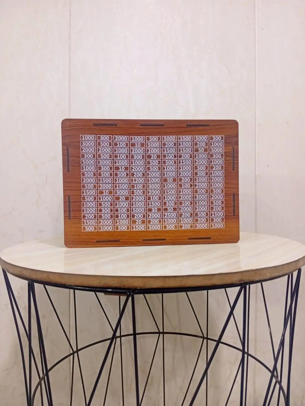 Wooden Money Saving Box – 300,000 Capacity
