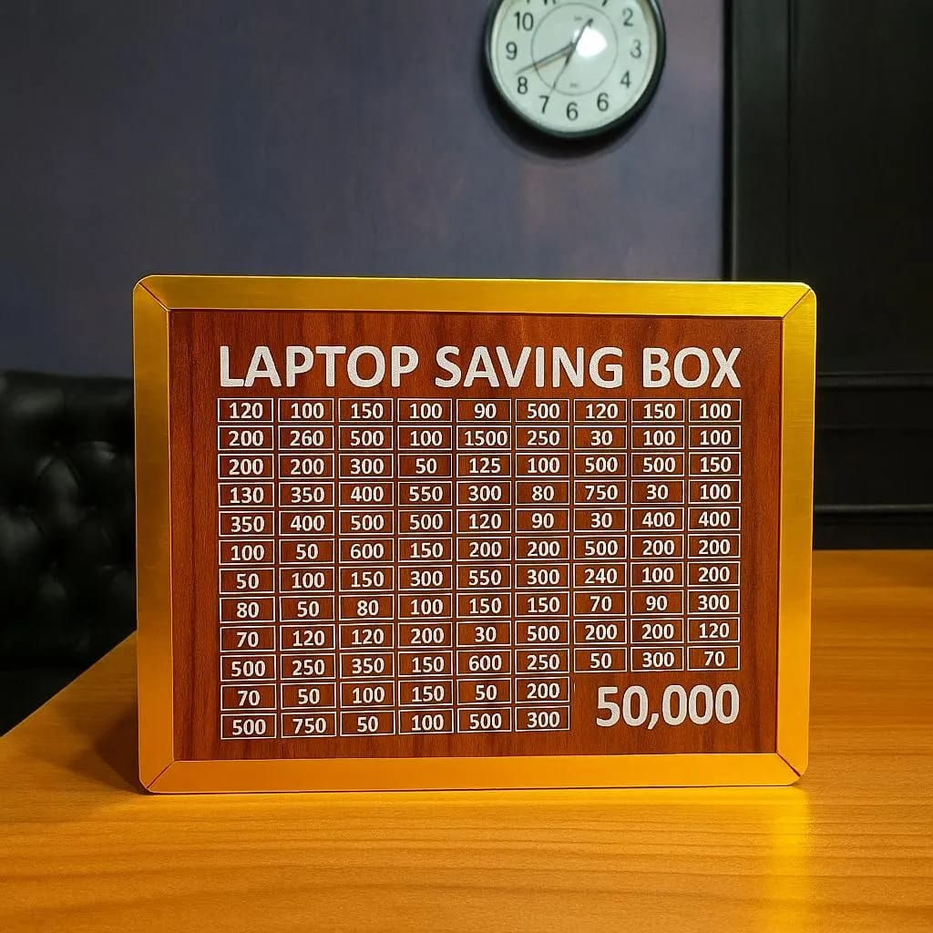 50000 Capacity Saving Box | Students Money Saving Box | Laptop Saving Box