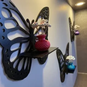 3d butterfly wooden wall decor