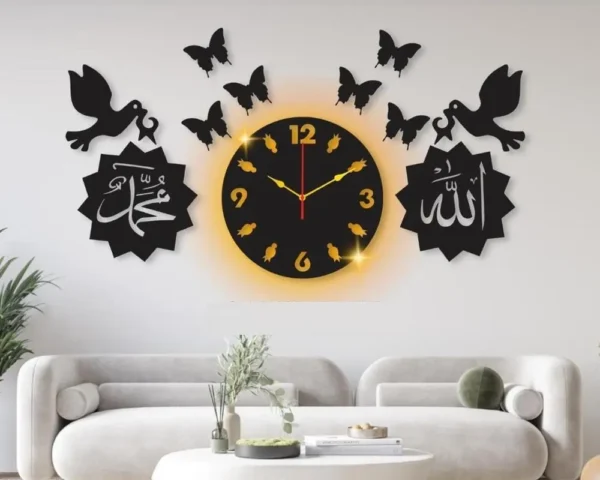 Wall Clock With Backlight