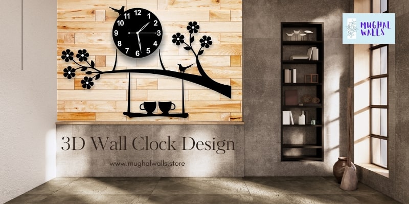 3D Wall Clock Design