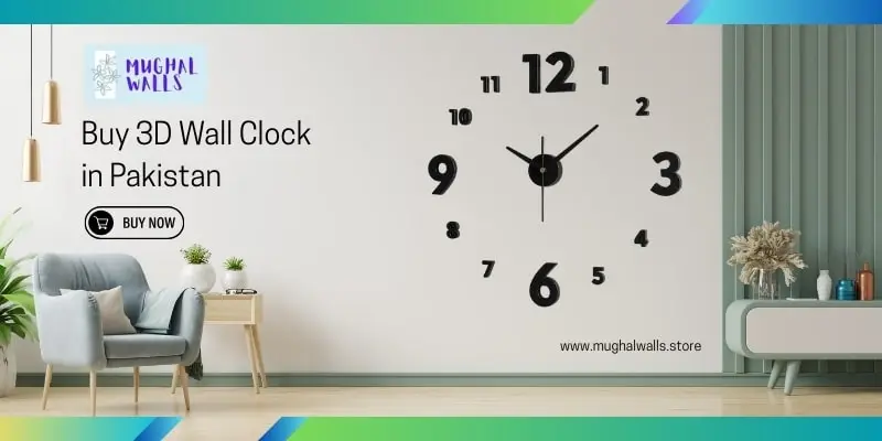 3d wall clock price in pakistan