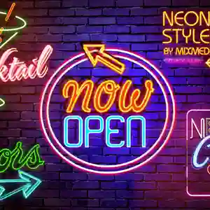 neon signage