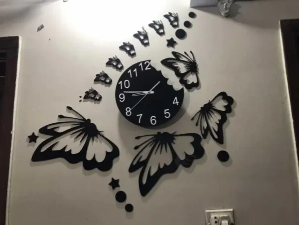Butterfly Wall Clock