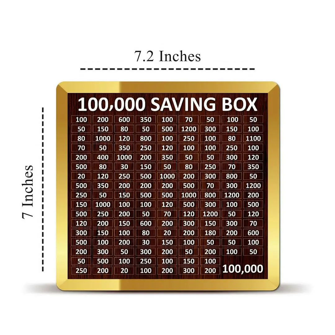 Qurbani Saving Box for 100,000 PKR | Wooden Money Saving Box | Qurbani Saving Box | Wooden Money Box for Eid-ul-Adha - Image 3