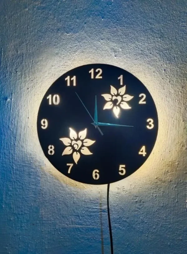 wall clock with backlight