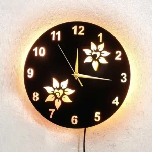 wall clock with backlight